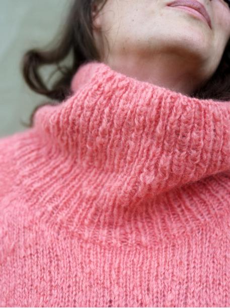 MO Mohair-genser – Elegant, myk og strikket ovenfra og ned | Ruke knit