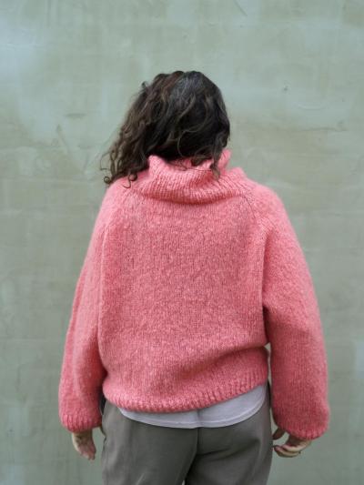 MO Mohair-genser – Elegant, myk og strikket ovenfra og ned | Ruke knit