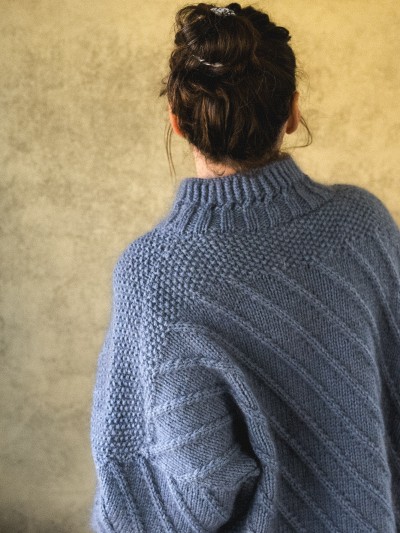 Ruke knit Wool yarn - Pastel blue (440), 100g