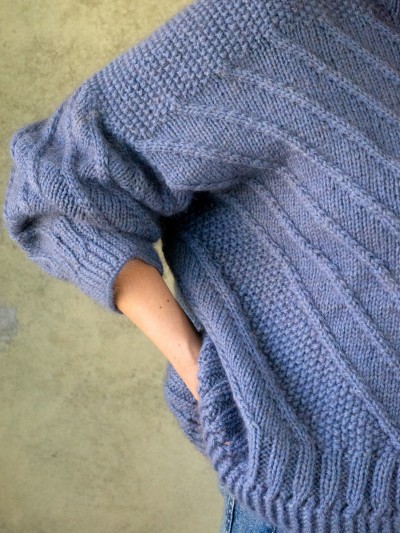 Ruke knit Wool yarn - Pastel blue (440), 100g