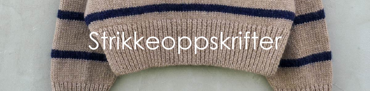 Strikkeoppskrifter fra Ruke Knit