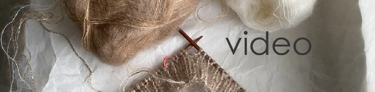 Strikkeopplæringsvideoer av Ruke knit